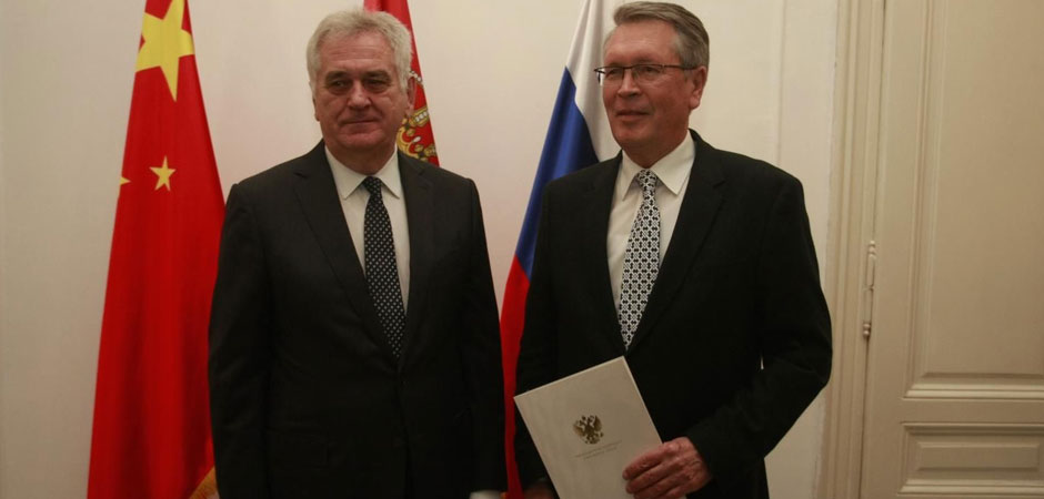 Sastanak gospodina Tomislava Nikolića sa ambasadorom Ruske Federacije Aleksandrom Čepurinom