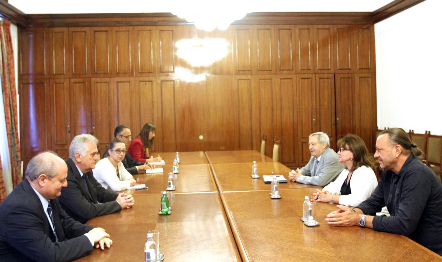  National Council President Nikolić meets Vice-President of Moscow International Foundation for Support to UNESCO 