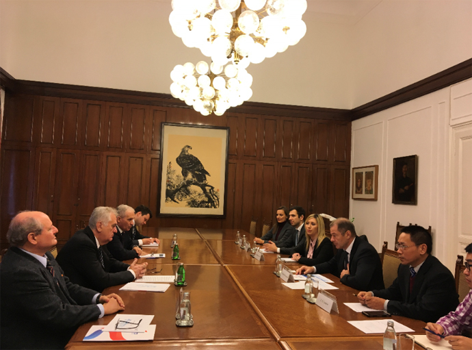  Council President Nikolić and Russian-Chinese delegation discuss CCPP Pančevo project 