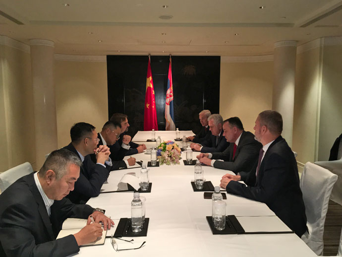  Council President Nikolić and Serbian Minister of Mining and Energy Antić had a meeting with representatives of China’s TBEA 