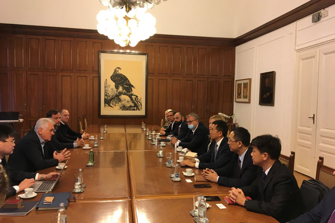  Састанак председника Националног савета са представницима кинеске компаније „CSCEC ME“ 