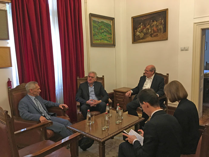  Council President Nikolić meets Ambassador of the Russian Federation 